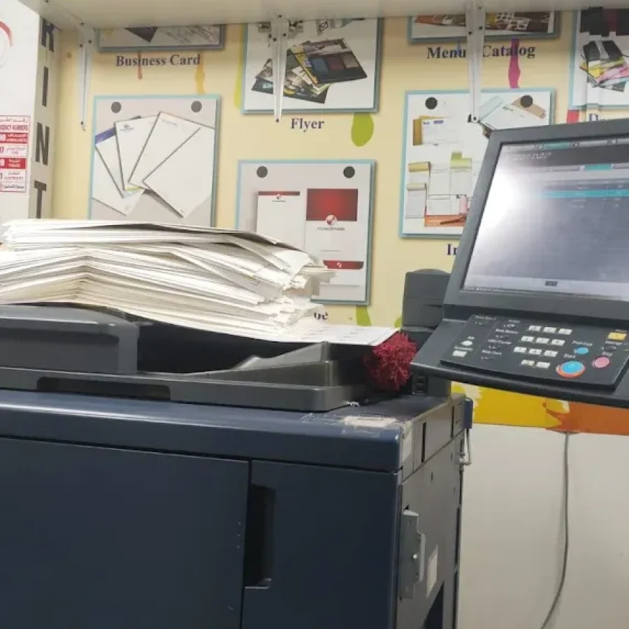 Stylish Graphics - Print Shop Dubai inside look